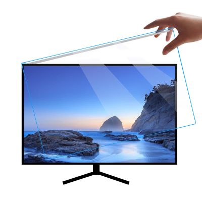 AIZYR Computer Blue Light Blocking Screen Anti UV Anti-Scratch Frame Hanging Type Screen Protector, Help You Sleep Better,18.5 in 16:9(425 * 250) mm