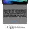 KBCASE Keyboard Case for iPad Air 13 inch M3/M2 (2025/2024)/for iPad Pro 12.9 6th/5th/4th/3rd Gen (2018-2022), 360Rotatable Case with Touchpad & Pencil Holder for iPad Air 13/Pro 12.9 (Titanium Gray) view 4