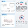 Tackston USB to Optical Audio Adapter, PC to SPDIF Sound Card Optical Output Compatible with Windows macOS Laptop Computer, Not for TV, One Way Audio Signal Only from USB to Toslink view 4