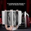 4 Heat Pipe CPU Cooler for LGA, PC Heat Dissipation System and CPU Cooling for Gaming view 2