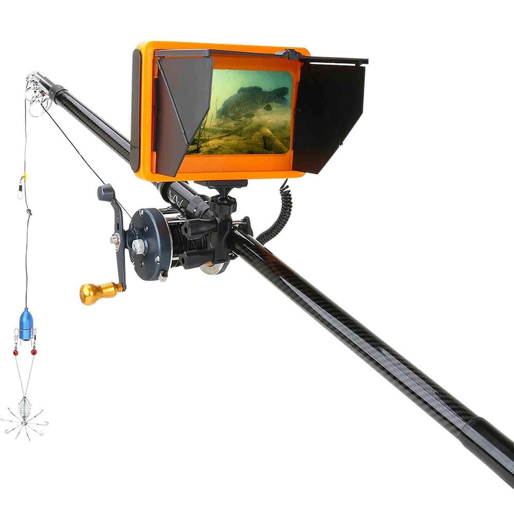 Underwater Fish Finder - 7 Inch TFT Color Monitor & Visual Anchor Device Camera, 30M Pull-Resistant Cables, Ideal for Ice Lake Sea Boat Kayak Fishing