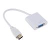 1080P HDMI-Compatible to VGA Adapter Digital to Analog Converter Cable Fit Compatible Xbox PS4 PC TV Box to Projector Displayer HDTV (Color : White, Size : (=0.5m) view 1