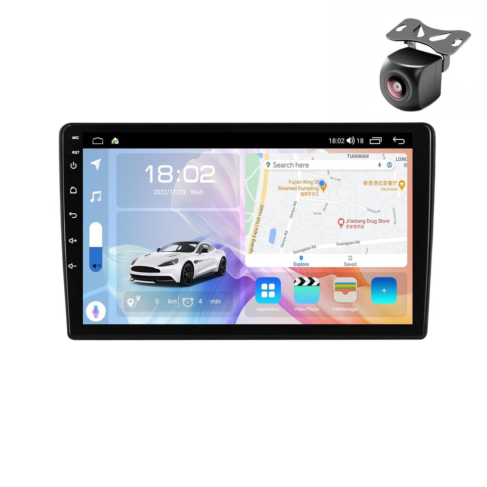 Android 12 System for Mitsubishi Zinger 2005 2006 2007 2008 2009 2010-2013 Car Stereo Radio with FM SWC Camera Built-in Car-Play Android Auto GPS Navigation Touch Screen Upgrade (M600S 8core 6+128G)