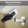 Dummy Fake Security Camera , Fake Security Camera , Dummy Security Camera with Auto Rotation , for Indoor Outdoor Security Camera , Indoor Outdoor Camera , Wireless Surveillance Camera view 3