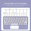 QYiiD Touchpad Keyboard Case with Mouse for Galaxy Tab S9 Ultra 2023 14.6 Inch (Model SM-X910/X916B/X918U), Folio Slim Keyboard Case Cover with Cute Round Key Wireless Keyboard, Pink view 3