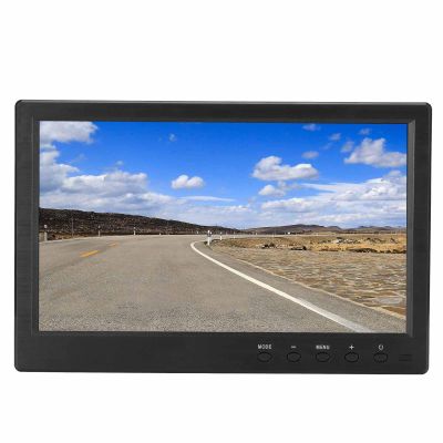 10.1inch HD Monitor, Portable Monitor with 1280x800 RGB HD Resolution HD Multimedia Interface 2 Way Video Input, Mini Monitor fxor Gaming, Computers (US Plug)