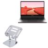 BoxWave Stand and Mount Compatible with Chuwi GemiBook X - Executive VersaView Laptop Stand, Ergonomic Adjustable Viewing Angle Metallic Riser - Metallic Silver view 1