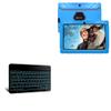 BoxWave Keyboard Compatible with Contixo V8 (7 in) - SlimKeys Bluetooth Keyboard - with Backlight, Portable Slim LED 7 Colors - Jet Black view 1
