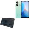 BoxWave Keyboard Compatible with Infinix Smart 7 HD - SlimKeys Bluetooth Keyboard - with Backlight, Portable Slim LED 7 Colors - Jet Black view 1