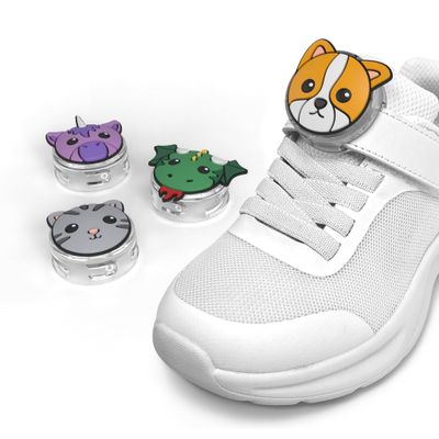Speck Tagimals Cute Cartoon Apple AirTag Holder Hidden AirTag Tracker Cases Easily Attach to Shoe or Collar 4 Fun Characters (Pack of 4)