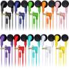 1000 Pack Bulk Wired in-Ear Earphone Headphones with Microphone, Remote Controller, 3.5mm Connector and Sponge Covers, Multi view 1