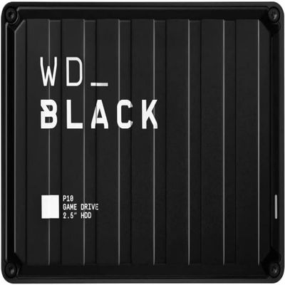 WD_Black 2TB P10 Game Drive, Portable External Hard Drive, Works with PlayStation, Xbox, & PC - WDBA2W0020BBK-WES1