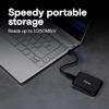 Crucial X9 4TB Portable SSD, Up to 1050MB/s, USB 3.2 USB-C, External Solid State Drive, Compatible with Windows, Mac, & Android, Reliable Storage for Games, Files, & Backups, Black - CT4000X9SSD902 view 2