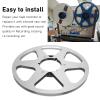 1/4 10.5 Inch Empty Takeup Reel, 6 Hole Open Reel Audio Aluminum Alloy Takeup Reel, Universal Opening Machine Parts for 1/4in Tape (Silver) view 3