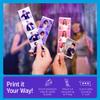 HP Sprocket Panorama Instant Color Label & Smartphone Photo Printer - Portable - Personalize Prints 2 x .5- 9 on Zink Sticky-Back Photos - Create Photobooth Strips & Custom Designs in App - Pink view 4