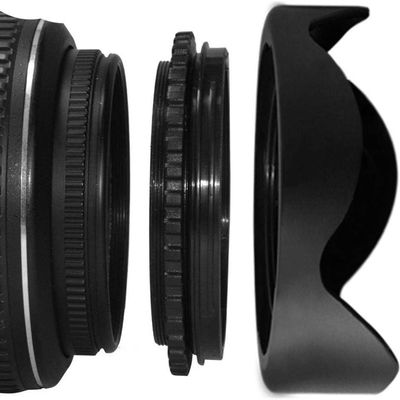 ASMEIR Reversible Tulip Petal Lens Hood for 49mm 52mm 58mm 55mm 62mm 67mm 72mm 77mm 82mm Cameras (Size : 82mm)