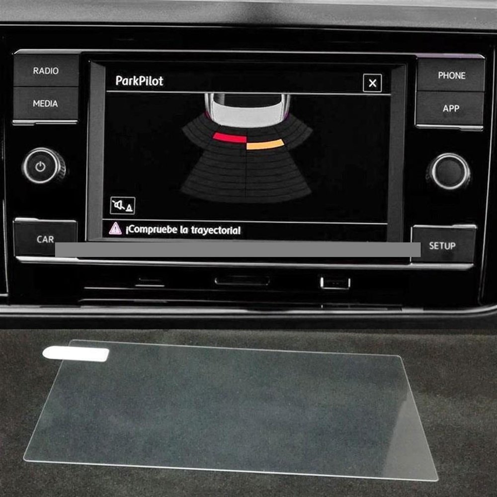 UNKOMN Screen Protector for VW volkswagens Virtus 2019 6.5 Inch Car Radio GPS Navigation Tempered Glass Screen Protector Film Interior Accessories