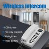 Telephone Intercom,Intercoms Wireless for Home,Two Way Communication Home Intercom System,Calling Intercom Secure Interphone Handsets Over 3280FT Range for Warehouse Office Villa Home view 3