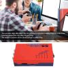 for RetroScaler2x AV to Converter, 480P Retro Gaming to TV Adapter, NTSC PAL Compatible, Latency, for Vic20, Msx N64 SFC, for, MD2 MD1 and Others (Red) view 3