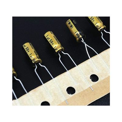 100pcs 1uF 50VFW Series 5x11mm 50V1uF HiFi Audio Capacitor