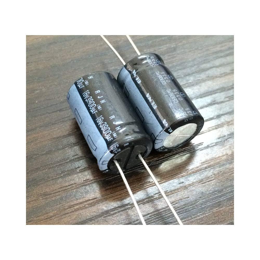 10pcs 3900uF 16V Elna RJH Series 16x25mm Low Impedance 16V3900uF Audio Capacitor
