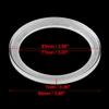 Unifizz 2Pcs Car Speaker Spacer Ring Mounting Plate Acrylic 77mm ID 3Inch view 3