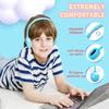 Ladont 100 Pack Classroom Headphones Bulk for Students Schools, Wholesale Wired Headphone for Library Airplane, Multi Color 3.5mm On Ear Headphones for Chromebook Laptop PC Computer view 4