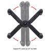 BinOxy Tower Stand PC Tower Stand, Mobile CPU Holder Desktop PC Case Stand Cart, Adjustable Width with 5 Caster Wheels, Fits Most PC Cases Under Desk CPU Stand (Color : Gris) view 3