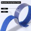 150PCS Cable Ties, 4+6+8+10 inch Multi-Colour Straps for Cable Management, Adjustable Fastening Cord Wraps, Multi-Purpose Reusable Hook and Loop for Home, Office and Garage view 3