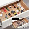 150PCS Cable Ties, 4+6+8+10 inch Multi-Colour Straps for Cable Management, Adjustable Fastening Cord Wraps, Multi-Purpose Reusable Hook and Loop for Home, Office and Garage view 4
