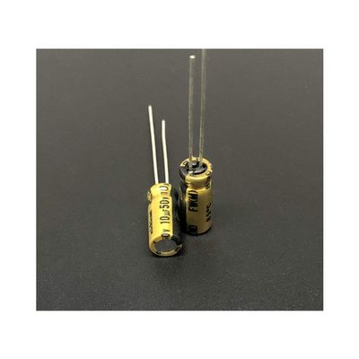 100pcs 10uF 50VFW Series 5x11mm 50V10uF HiFi Audio Capacitor