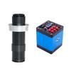 Lab Microscope Slides 13MP 1080P HDMI USB Industrial Video Microscope Camera 1X-130X Zoom C Mount Lens Remote Control for Digital Image Acquisition Microscope Parts (Color : Camera130X Len40MM) view 1