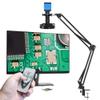 Lab Microscope Slides 13MP 1080P HDMI USB Industrial Video Microscope Camera 1X-130X Zoom C Mount Lens Remote Control for Digital Image Acquisition Microscope Parts (Color : Camera130X Len40MM) view 3