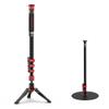 IFOOTAGE 71" Professional Monopod and Round Base Monopod, Carbon Fiber Monopod for DSLR Cameras, Portable Travel Camera Monopod with feet Max Load 17.64 lbs, Cobra 3 C180F,Vlogging(RB-A300) view 1