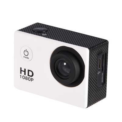 ASHATA Action Camera Camcorder with 2.0in Screen 30m Depth Waterproof Action Video Camera Camcorder with Bracket for Outdoor Sports Cycling, USB Charging (White), eboxduIDZJT9Lu-02