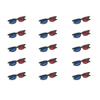 Red-Blue 3D Viewing Glasses for Viewing 3D Movies/Games and Pictures in Red-Blue Formats, Compatible with Ordinary Computer Monitors/TVs/Projectors (15pcs) view 1