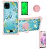 jioeuinly Case for Lush Mint L1582C Case Compatible with Lush Mint L1582C Phone Case Cover [with Tempered Glass Screen Protector][Ring Support][Gold Glitter+Luminous] JSF-YHD view 1