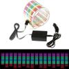 WONFAST Sound Music Beat Activated Sensor Car Sticker Equalizer Glow Rhythm LED Flash Light Audio Voice Rhythm Lamp,45 x 11cm (Multicolor) view 2