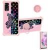 Case for DIALN X65 Case Compatible with DIALN X65 Phone Case Cover [with Tempered Glass Screen Protector][Ring Support][Colorful Reflect Light] IMDF-JXX view 1