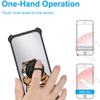Case for DIALN X65 Case Compatible with DIALN X65 Phone Case Cover [with Tempered Glass Screen Protector][Ring Support][Silver Reflect Light] DYH-PH view 4