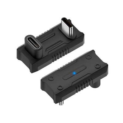 NFHK 20Gbps USB3.1 Type C Male to Female Power Data Video Adapter Opposite U Shape Back Angled Compatible with ROG Ally Steam Deck Phone NS Switch