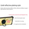 Case for DIALN X65 Case Compatible with DIALN X65 Phone Case Cover [with Tempered Glass Screen Protector][Ring Support][Golden Reflect Light] DJH-YZH view 3
