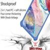 Case for DIALN X62 Case Compatible with DIALN X62 Phone Case Cover [with Tempered Glass Screen Protector][Ring Support][Colorful Reflect Light] IMDL-SSS view 2