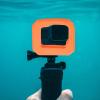 BESPORTBLE 1set Mini Camera Float Protector Floating Case for Underwater Use Enhanced Buoyancy Accessory for Water Sports and Diving Safe Camera Float Shell view 4