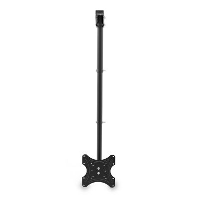 Ceiling TV Mount Fits Most 32-55 Inch LED, LCD OLED Flat Screen TVs,Universal Wall Bracket Roof Rack Pole Retractable Tilt TV Mount Stand Base Bracket Holds up to 55Lbs,Max VESA 200X200mm,Black A