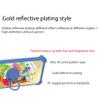Case for DIALN X65 Case Compatible with DIALN X65 Phone Case Cover [with Tempered Glass Screen Protector][Ring Support][Golden Reflect Light] DJL-XBQ view 3