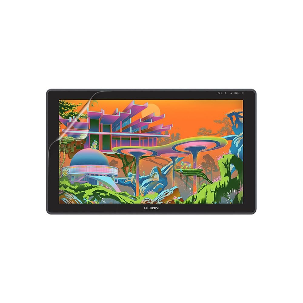celicious Vivid Film Protector Compatible with Huion Kamvas 22 Plus [Pack of 2]