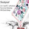 Case for DIALN X62 Case Compatible with DIALN X62 Phone Case Cover [with Tempered Glass Screen Protector][Ring Support][Colorful Reflect Light] IMDF-HUA3 view 2