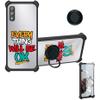 Case for DIALN G65 Case Compatible with DIALN G65 Phone Case Cover [with Tempered Glass Screen Protector][Ring Support][Silver Reflect Light] DYH-OK view 1