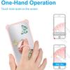 Case for DIALN X62 Case Compatible with DIALN X62 Phone Case Cover [with Tempered Glass Screen Protector][Ring Support][Silver Reflect Light] DYF-CSD view 4